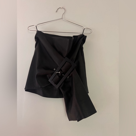 Jean Paul Gaultier leather skirt. 100% lamb. Size. 40. Statement. Blk. - Picture 1 of 8